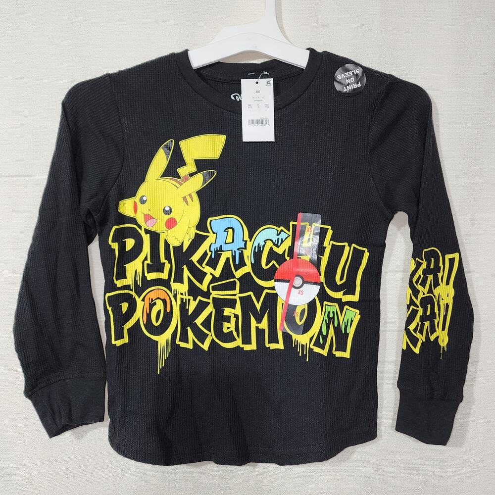 Pikachu Pokemon Kids Long sleeve shirt XS